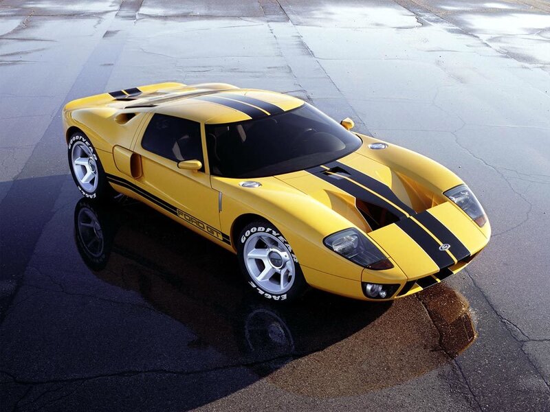 Yellow Sports Car — Dramatic, Photograph, Black Stripes