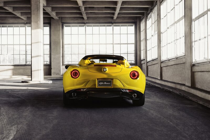 Yellow Sports Car — Dramatic, Photograph, Building, Windows