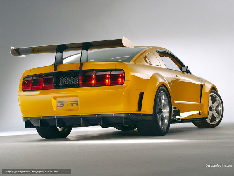 Yellow Sports Car — Dramatic, Photograph, Rear Wing