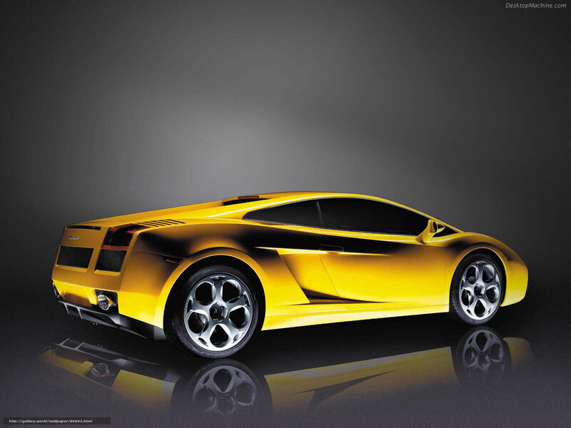 Yellow Sports Car — Dramatic, Photograph, Reflection