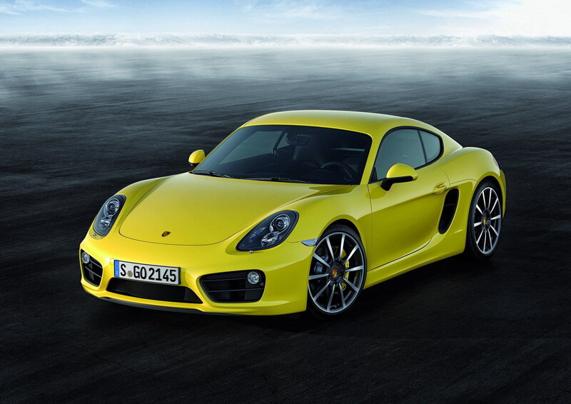 Yellow Sports Car — Dramatic, Photograph, Road