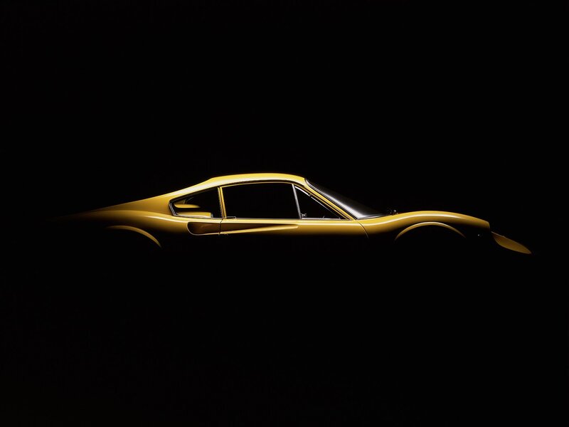 Yellow Sports Car — Dramatic, Photograph, Side Profile