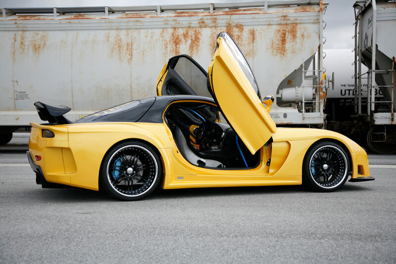 Yellow Sports Car — Dramatic, Photograph, Truck