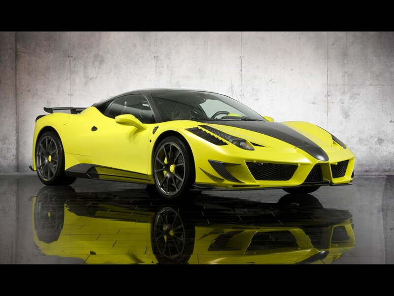 Yellow Sports Car — Dramatic, Photograph, Wall