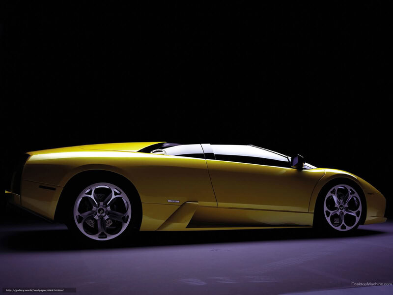 Yellow Sports Car — Dramatic, Photograph, Wheels, Dark Background