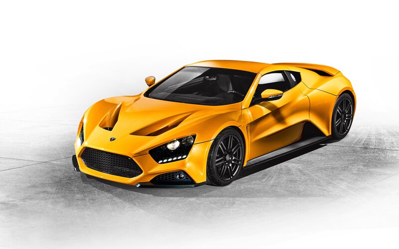 Yellow Sports Car — Dramatic, Photograph, Wheels, Grille