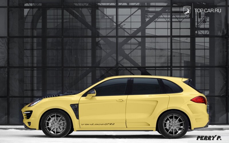 Yellow Sports Car — Dramatic, Winter, Photograph, Building