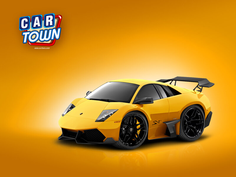 Yellow Sports Car — Dynamic, 3d Render