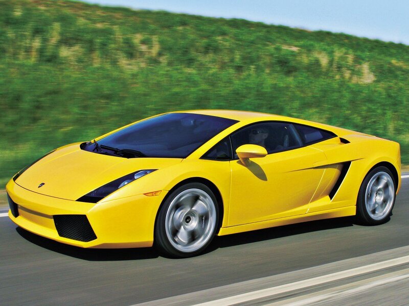 Yellow Sports Car — Dynamic, Afternoon, Photograph, Driver, Road