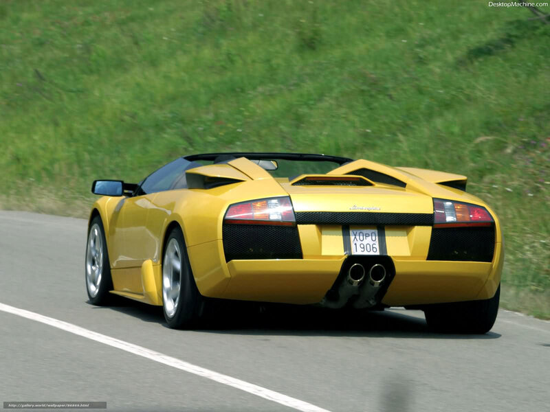 Yellow Sports Car — Dynamic, Afternoon, Photograph, Road, Grass