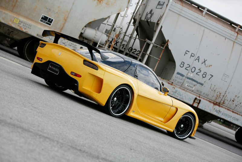 Yellow Sports Car — Dynamic, Photograph, Train Car, Asphalt