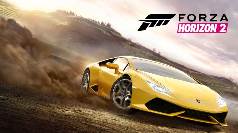 Yellow Sports Car — Dynamic, Sunset, Digital Art, Dirt Road, Hills
