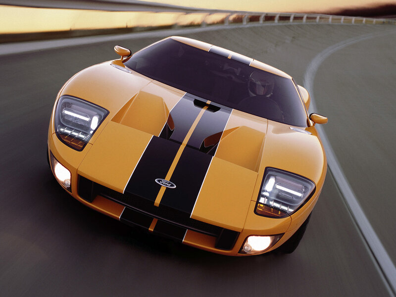 Yellow Sports Car — Dynamic, Sunset, Photograph, Race Track