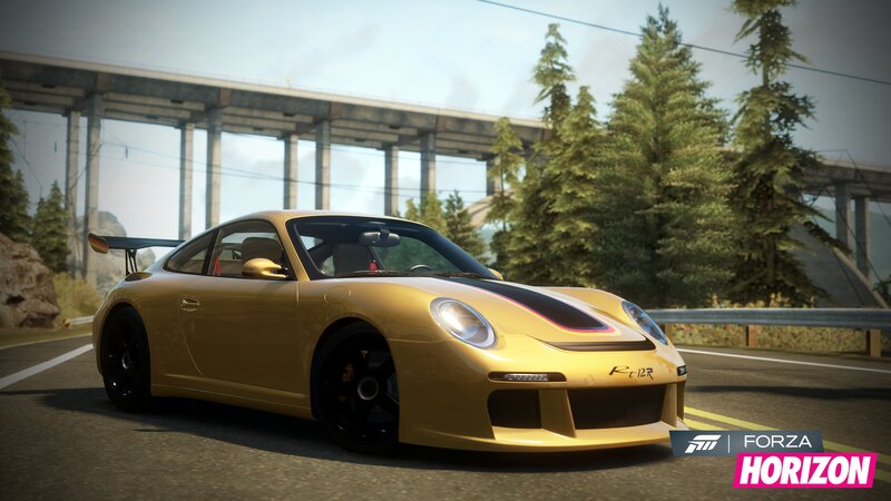 Yellow Sports Car — Gold, Calm