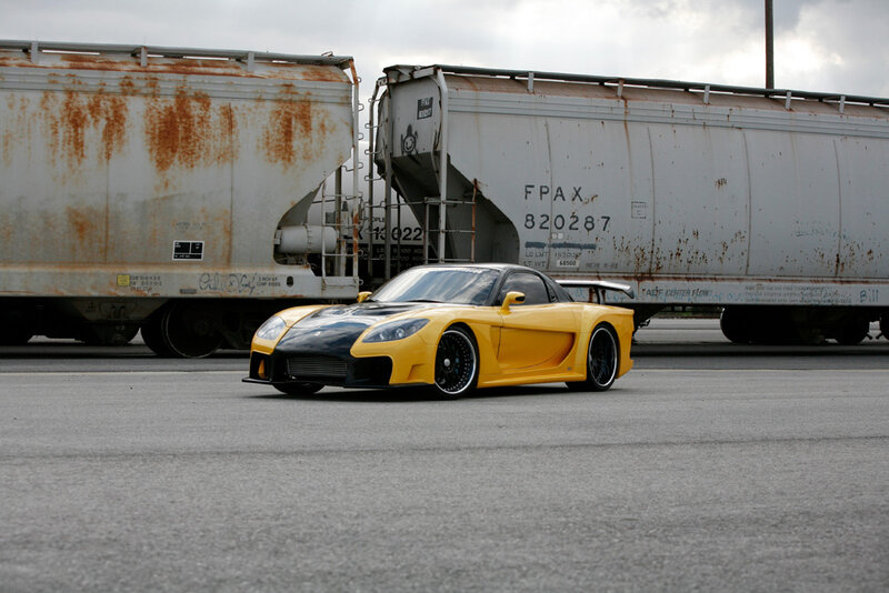Yellow Sports Car — Industrial, Photograph