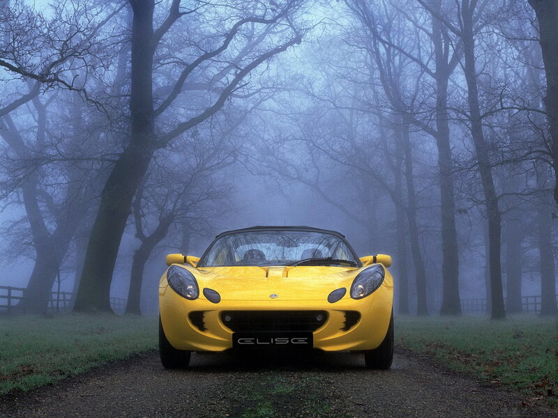 Yellow Sports Car — Misty