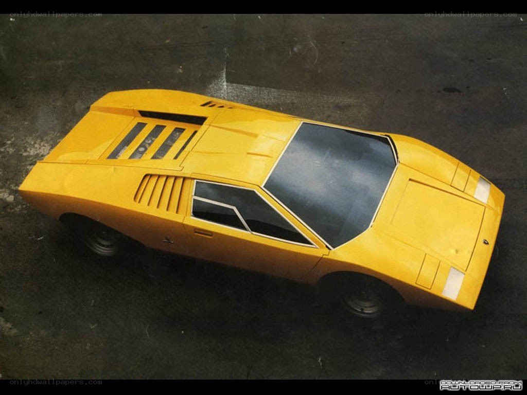 Yellow sports car model