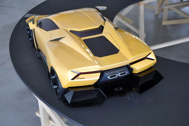 Yellow Sports Car Model — Neutral, Photograph