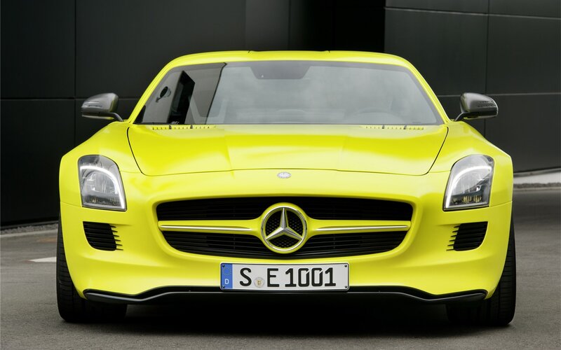 Yellow Sports Car — Modern, Photograph, License Plate