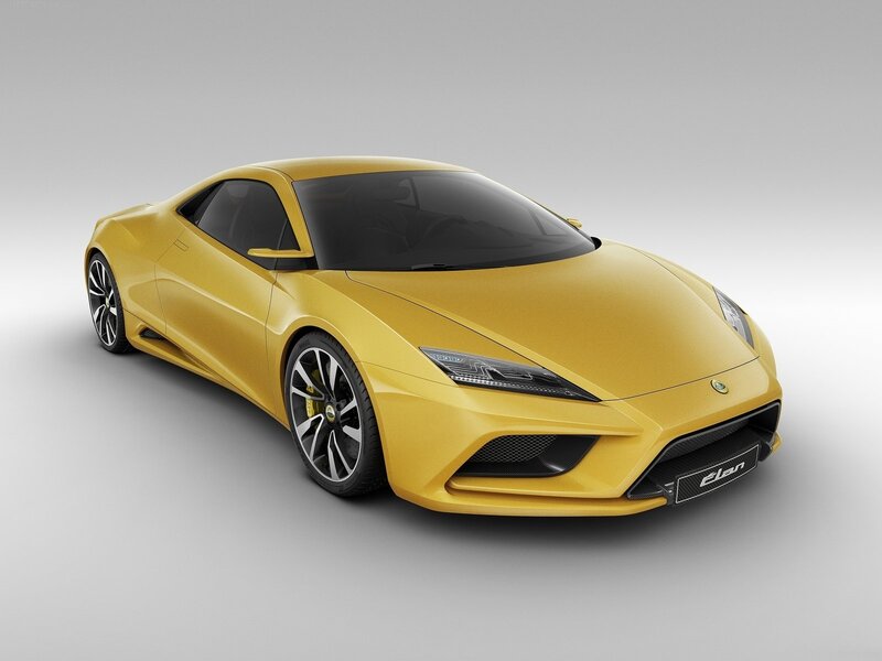 Yellow Sports Car — Modern