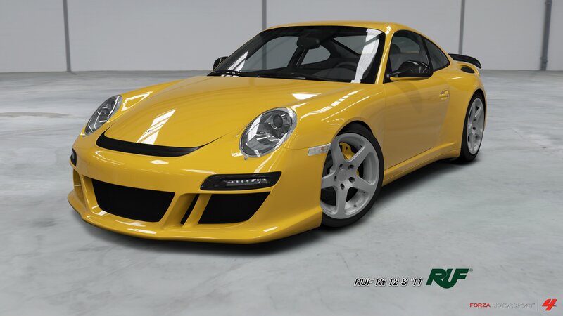 Yellow Sports Car — Neutral, 3d Render, Garage, Logo
