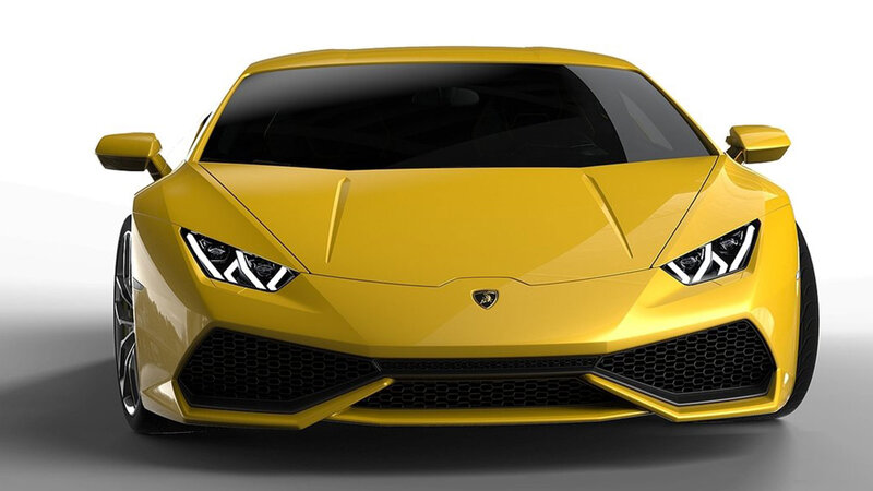Yellow Sports Car — Neutral, 3d Render, Headlights