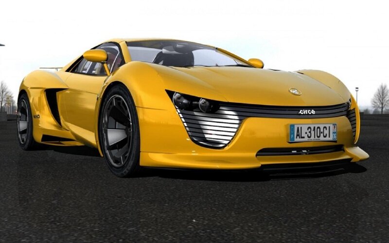 Yellow Sports Car — Neutral, 3d Render, License Plate