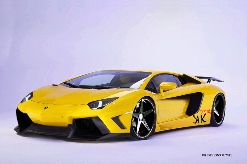 Yellow Sports Car — Neutral, 3d Render, Wheel