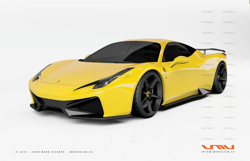 Yellow Sports Car — Neutral, 3d Render, Wheels, Tire