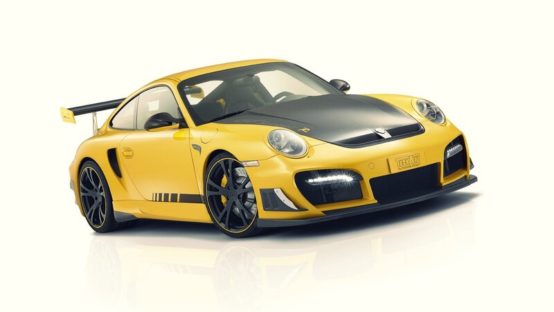 Yellow Sports Car — Neutral, 3d Render, Wing