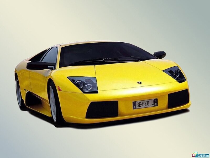 Yellow Sports Car — Neutral, Photograph, License Plate