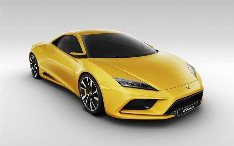 Yellow Sports Car — Neutral, Photograph, Wheels, Headlights, Black