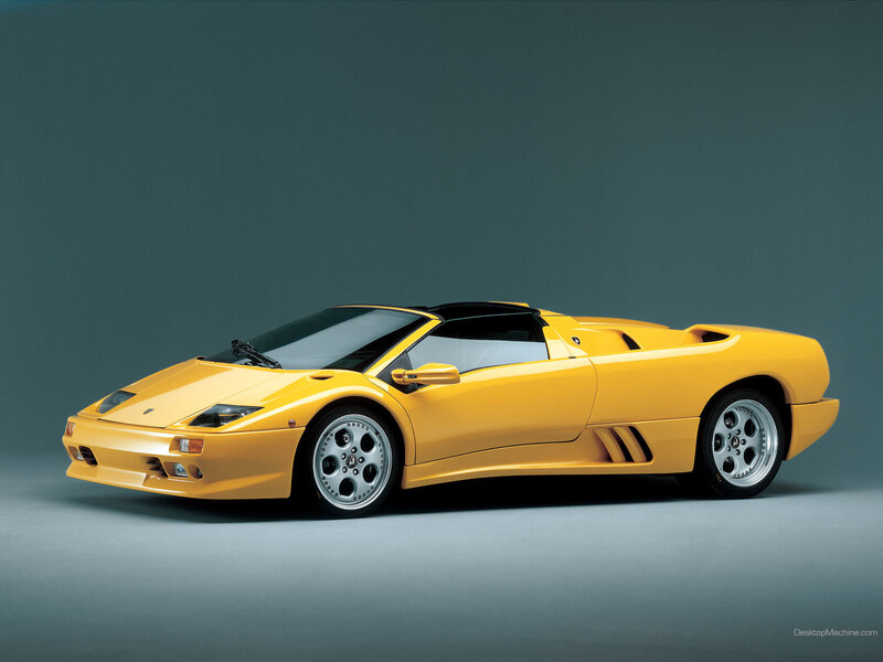 Yellow Sports Car — Neutral, Photograph, Wheels, Windows, Black, Gray