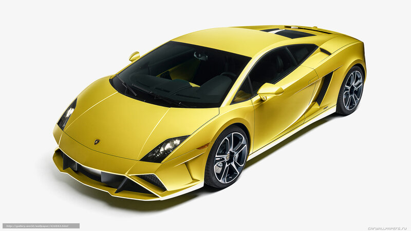 Yellow Sports Car — Neutral, Photograph, Wheels, Windows, Black, White