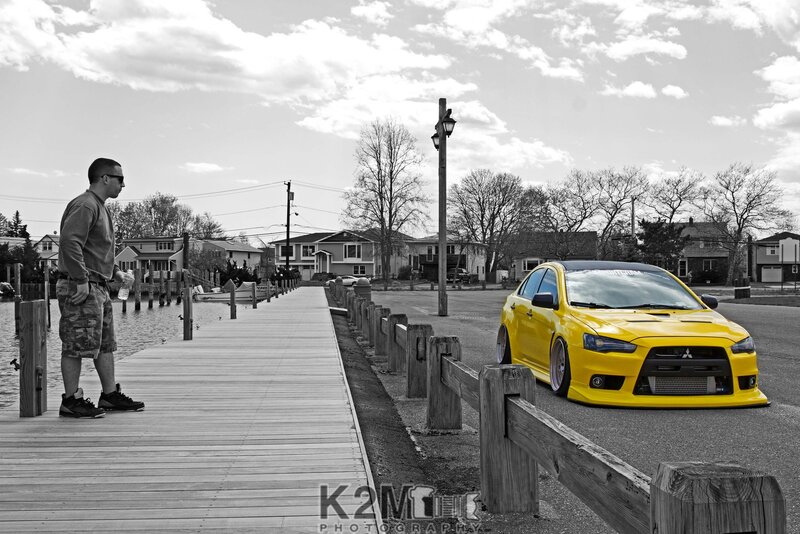 Yellow Sports Car on Street — Calm