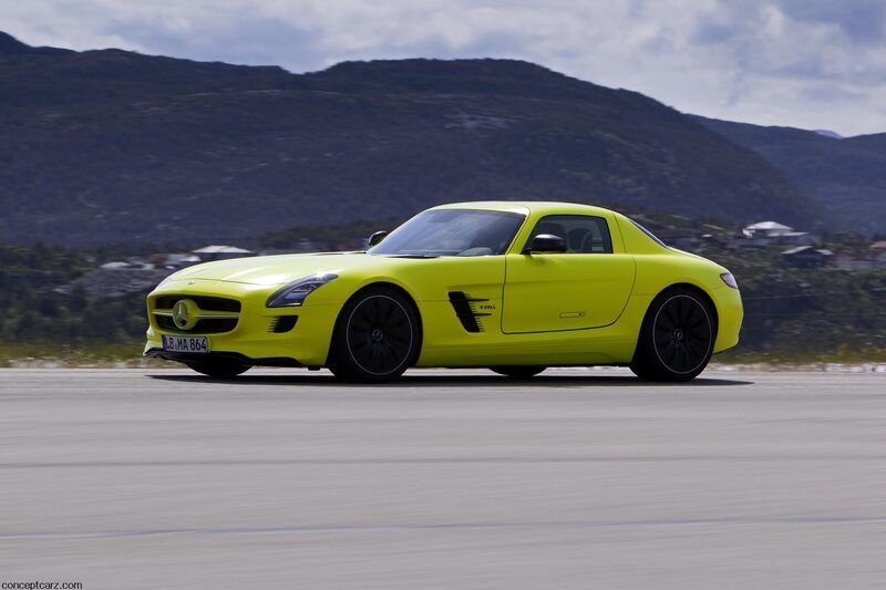 yellow sports car on track