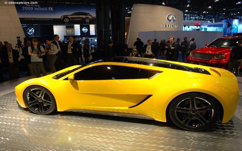 Yellow Sports Car — Public Event, Photograph, People