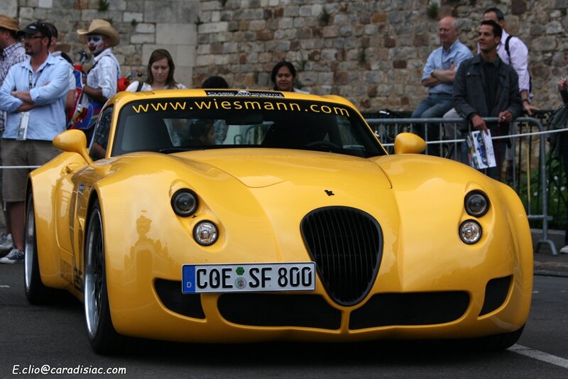 Yellow Sports Car — Public Event