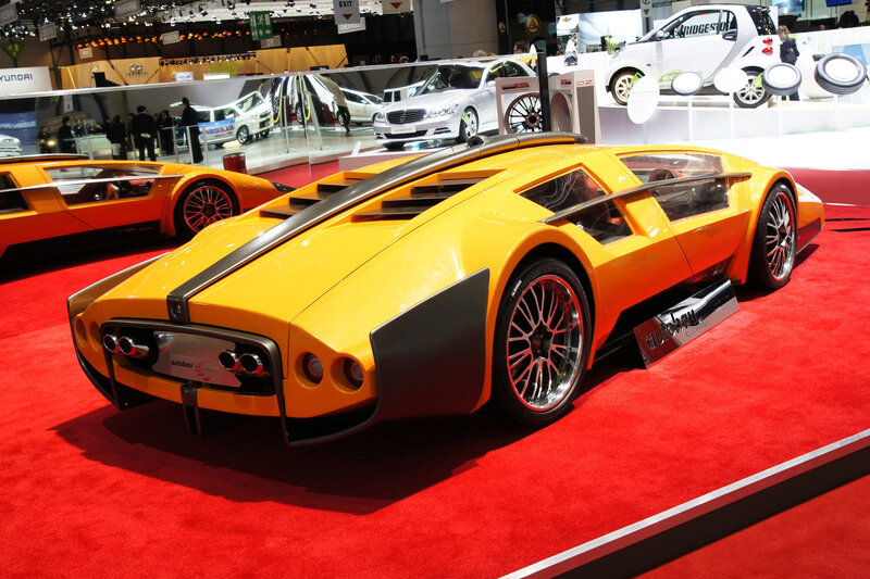 Yellow Sports Car — Showcase