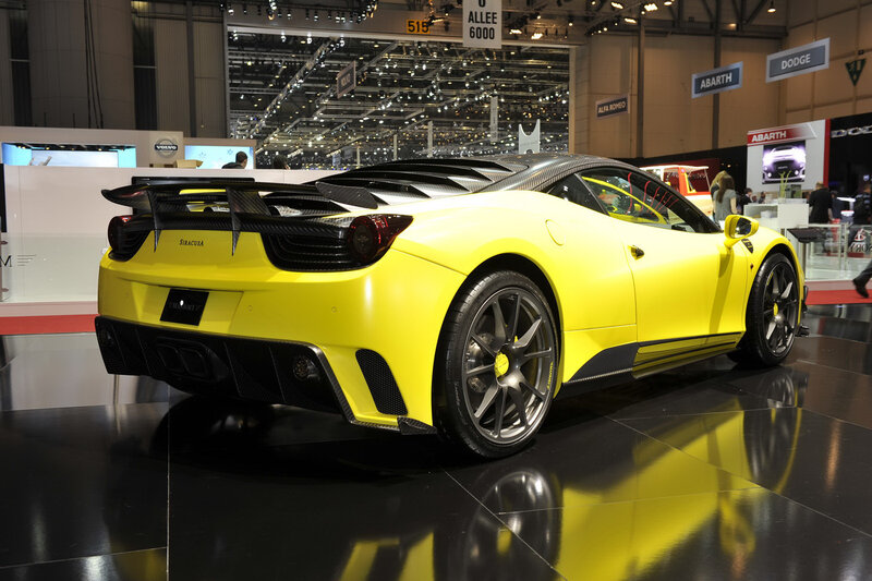Yellow Sports Car — Showroom
