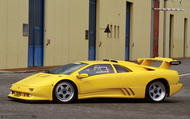 Yellow Sports Car — Static, Afternoon