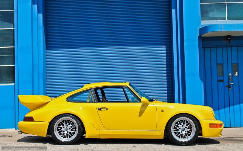 Yellow Sports Car — Vibrant