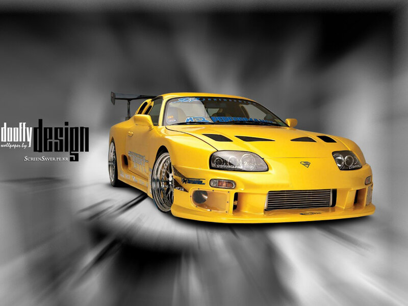 yellow sports car wallpaper