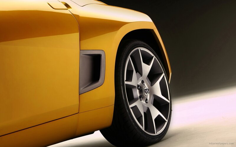 yellow sports car wheel