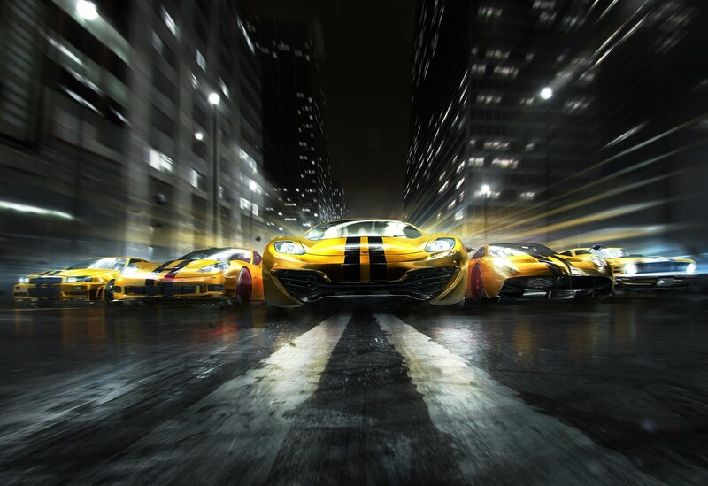 Yellow Sports Cars