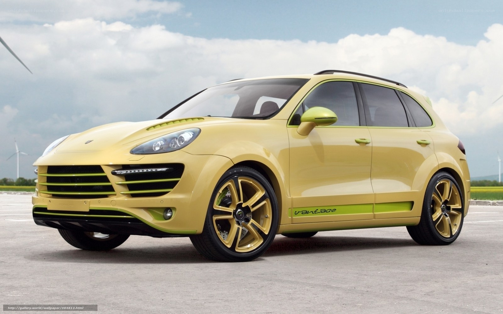 yellow sports utility vehicle