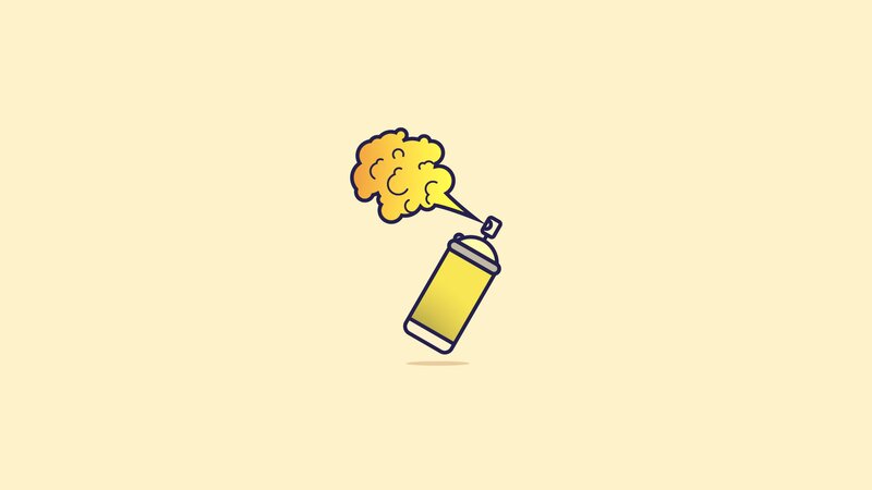 Yellow Spray Can