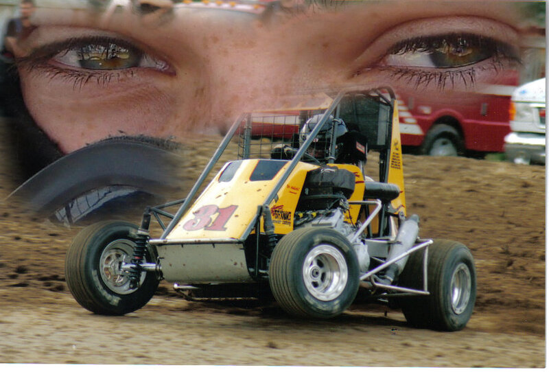 Yellow Sprint Car — Dynamic