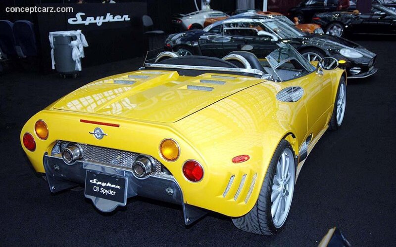 Yellow Spyker C8 Spyder — Neutral