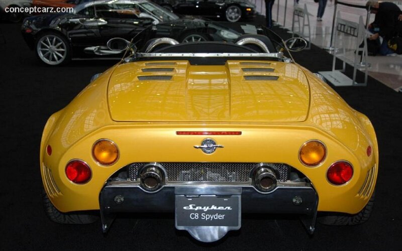 Yellow Spyker C8 Spyder